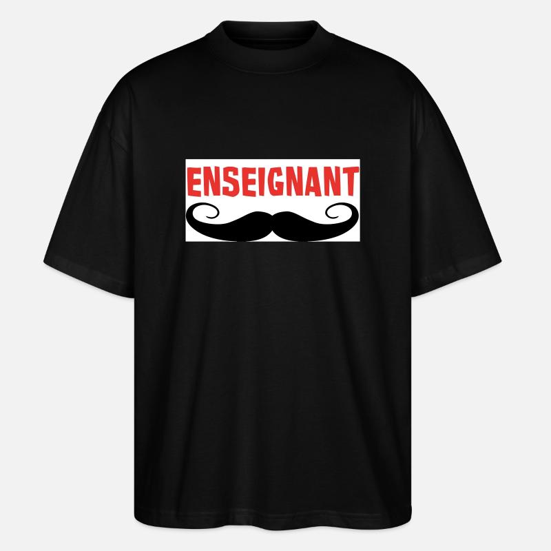 ENSEIGNANT - T-shirt bio Blaster 2.0 coupe oversize Stanley/Stella Unisexe - noir