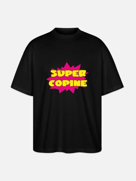 SUPER FREUNDIN - Stanley/Stella Oversized Unisex Bio T-Shirt Blaster 2.0 - Schwarz