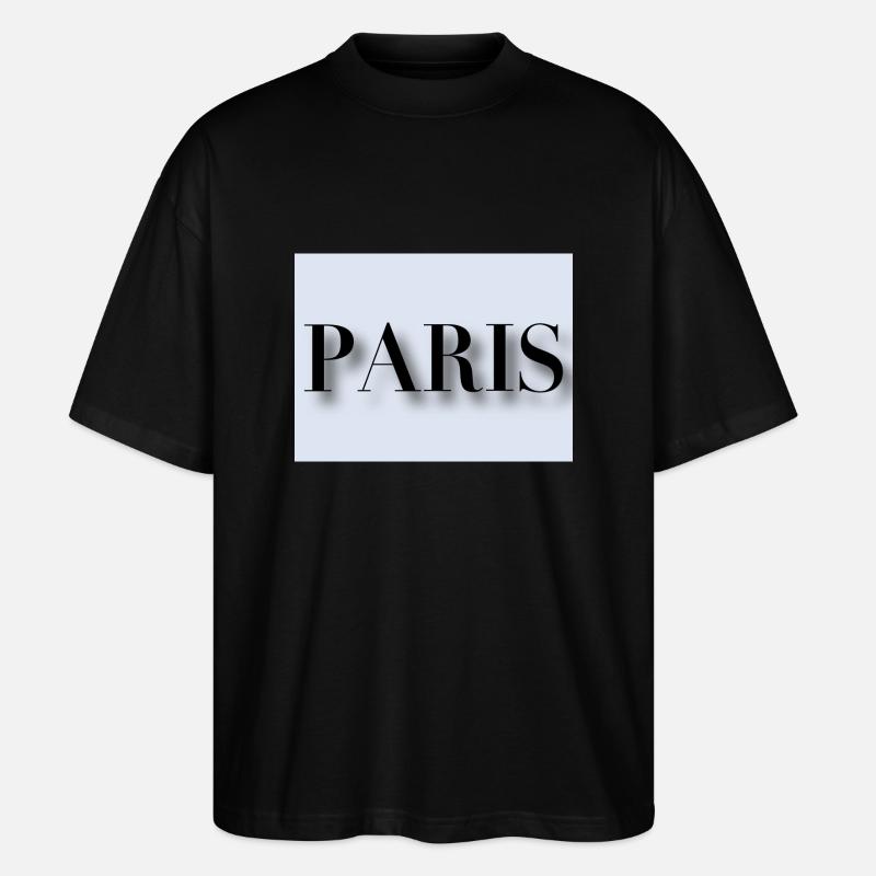 Paris - Stanley/Stella Oversized Unisex Bio T-Shirt Blaster 2.0 - Schwarz