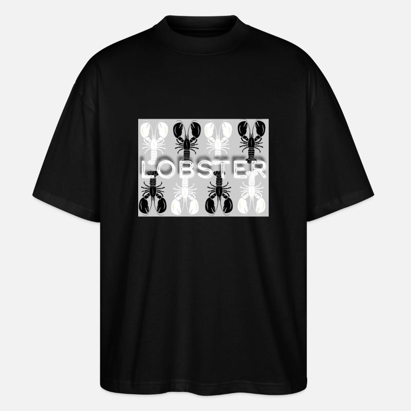 Lobster - Stanley/Stella Oversized Unisex Bio T-Shirt Blaster 2.0 - Schwarz