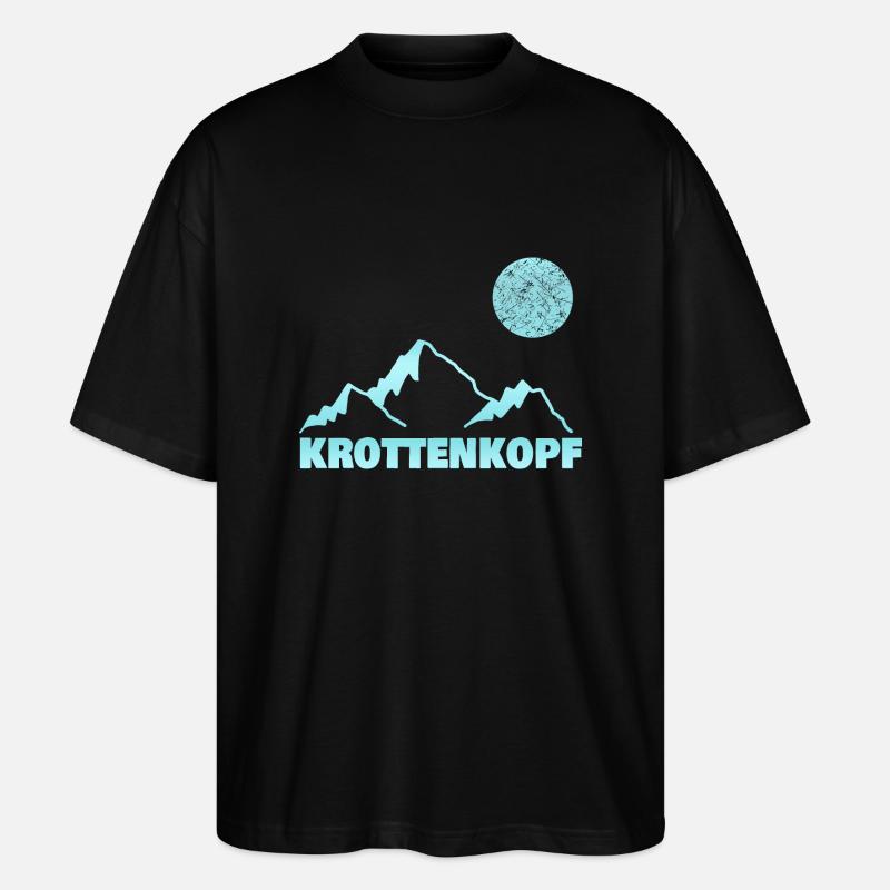 Bergsteigen krottenkopf - Stanley/Stella Oversized Unisex Bio T-Shirt Blaster 2.0 - Schwarz