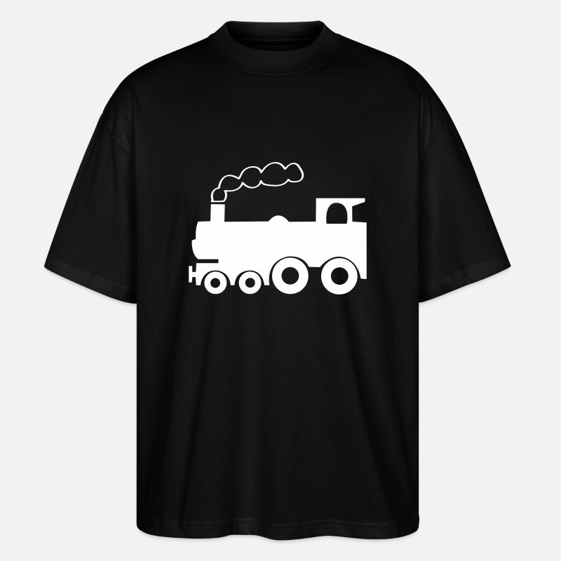 Locomotive - T-shirt bio Blaster 2.0 coupe oversize Stanley/Stella Unisexe - noir