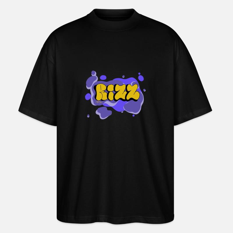 Rizz - Calypso Blous - Stanley/Stella Oversized Unisex Bio T-Shirt Blaster 2.0 - Schwarz