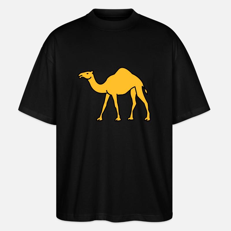 kamel_02 - Stanley/Stella Oversized Unisex Organic T-shirt Blaster 2.0 - black