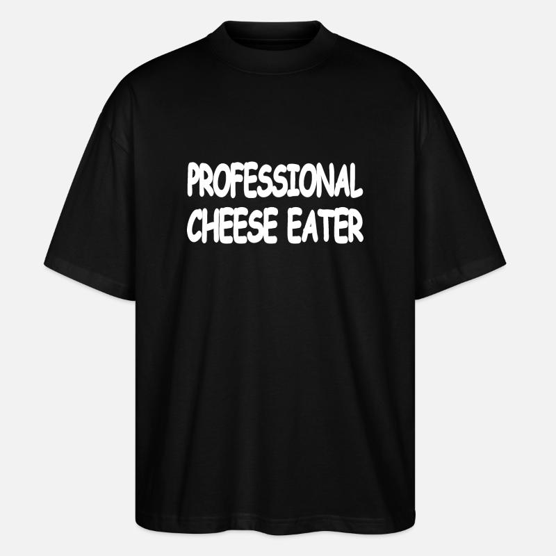 Käse - Stanley/Stella Oversized Unisex Bio T-Shirt Blaster 2.0 - Schwarz