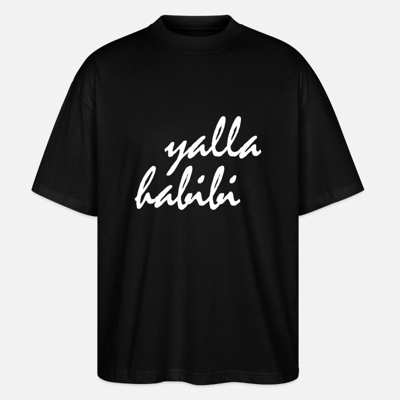 Yalla habibi - Stanley/Stella Oversized Unisex Bio T-Shirt Blaster 2.0 - Schwarz