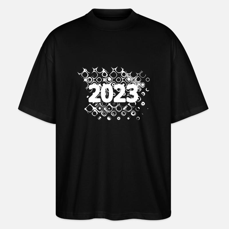2023 - Stanley/Stella Oversized Unisex Bio T-Shirt Blaster 2.0 - Schwarz