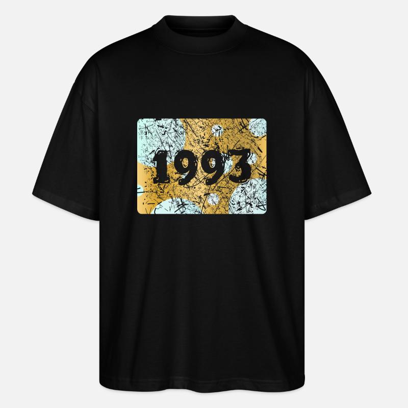 1993 1993 - Stanley/Stella Oversized Unisex Bio T-Shirt Blaster 2.0 - Schwarz