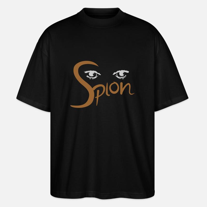 Spion - Stanley/Stella Oversized Unisex Bio T-Shirt Blaster 2.0 - Schwarz