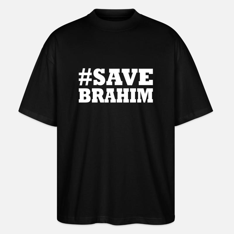 Save brahim - Stanley/Stella Oversized Unisex Bio T-Shirt Blaster 2.0 - Schwarz