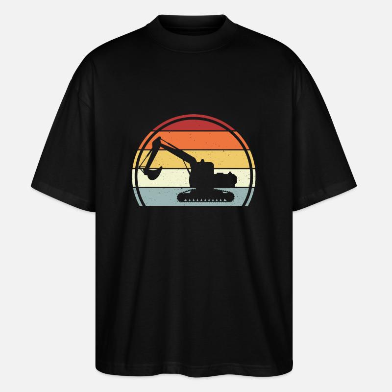 Bagger - Stanley/Stella Oversized Unisex Bio T-Shirt Blaster 2.0 - Schwarz