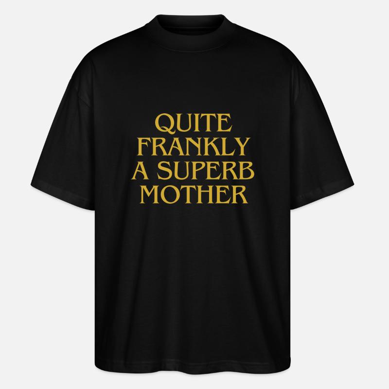 Franchement, une mère superbe - T-shirt bio Blaster 2.0 coupe oversize Stanley/Stella Unisexe - noir
