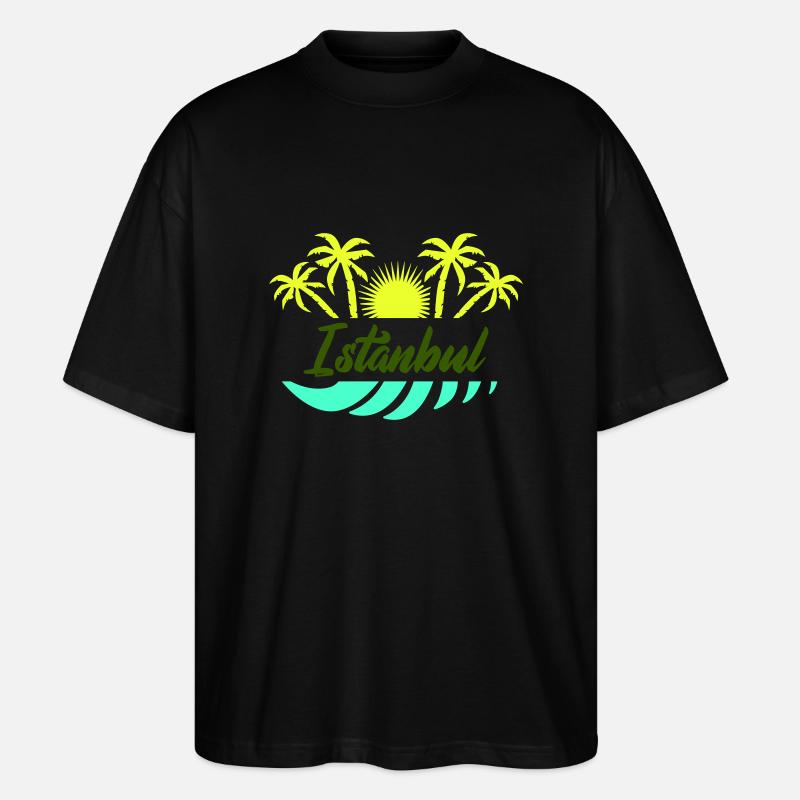 istanbul - Stanley/Stella Oversized Unisex Bio T-Shirt Blaster 2.0 - Schwarz