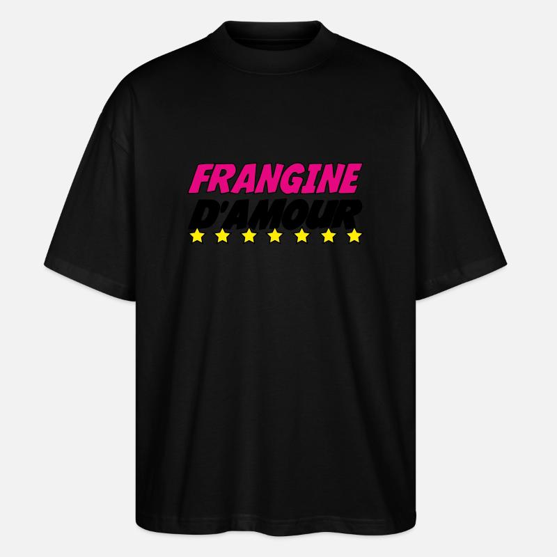 LIEBE SCHWESTER - Stanley/Stella Oversized Unisex Bio T-Shirt Blaster 2.0 - Schwarz