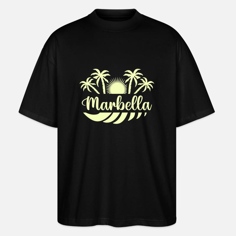 marbella - Stanley/Stella Oversized Unisex Bio T-Shirt Blaster 2.0 - Schwarz