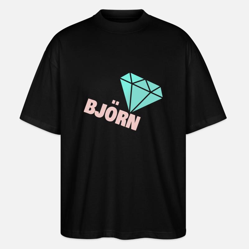 Björn dans le rôle d’Edel - T-shirt bio Blaster 2.0 coupe oversize Stanley/Stella Unisexe - noir