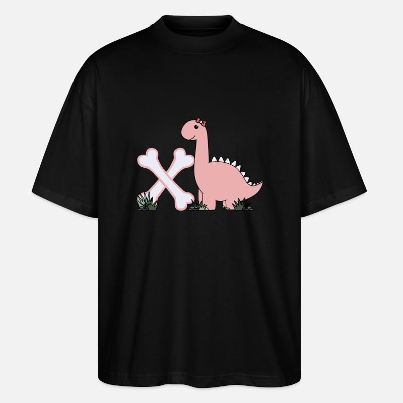 Buchstabe X - Stanley/Stella Oversized Unisex Bio T-Shirt Blaster 2.0 - Schwarz