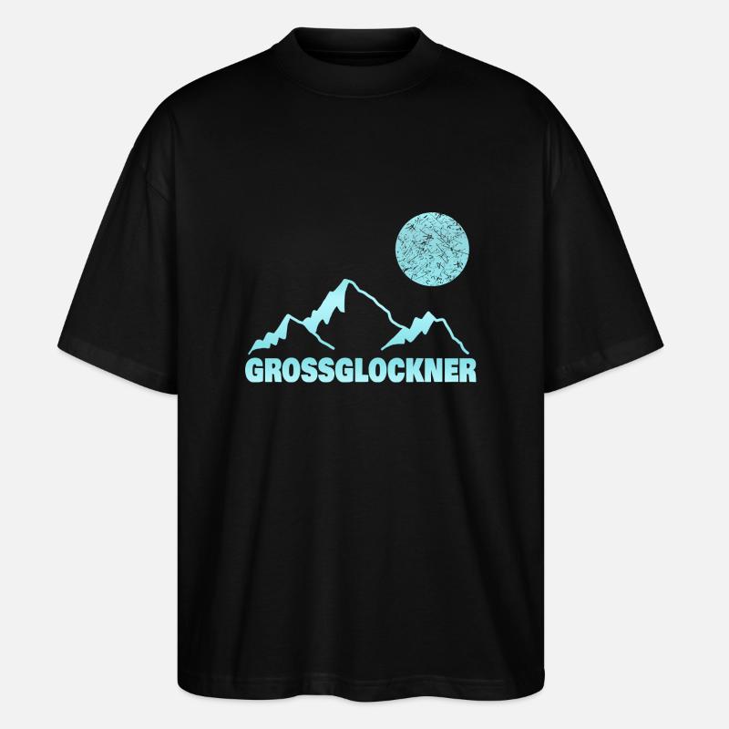 Don pour Grossglockner - T-shirt bio Blaster 2.0 coupe oversize Stanley/Stella Unisexe - noir