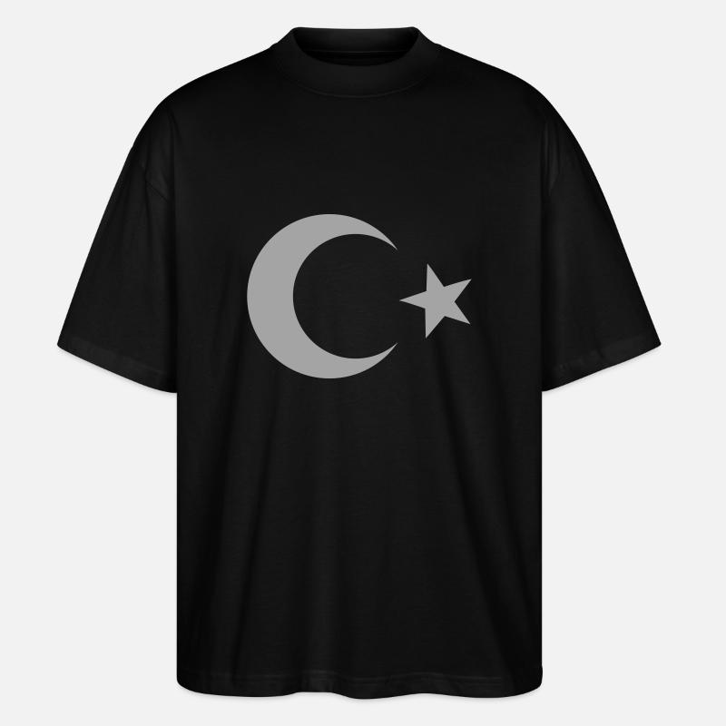 Türkiye! - Stanley/Stella Oversized Unisex Bio T-Shirt Blaster 2.0 - Schwarz