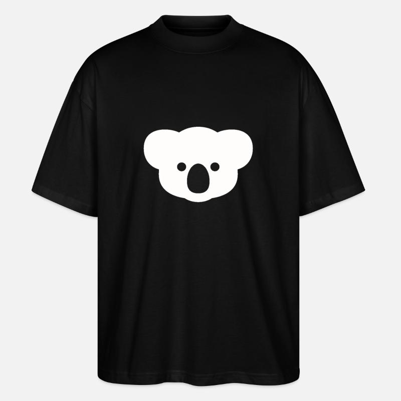 koala - T-shirt bio Blaster 2.0 coupe oversize Stanley/Stella Unisexe - noir