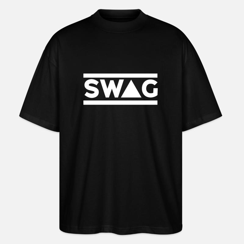 SWAG - Stanley/Stella Oversized Unisex Bio T-Shirt Blaster 2.0 - Schwarz