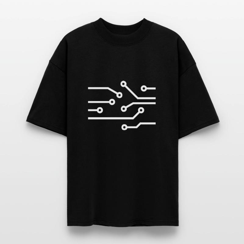 Pcb Technology Computer CPU Pattern Shirt Gift Stanley/Stella Oversized Unisex Organic T-shirt Blaster 2.0