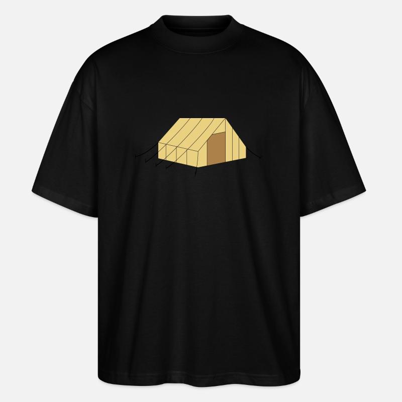 Zelt - Stanley/Stella Oversized Unisex Bio T-Shirt Blaster 2.0 - Schwarz