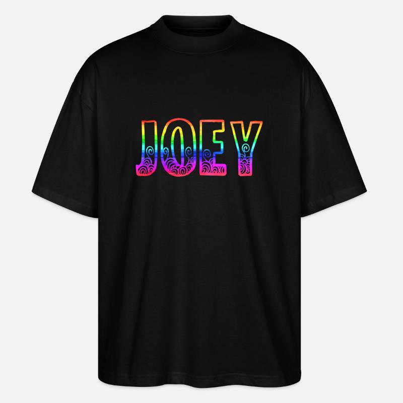 joey rs regenbogen - Stanley/Stella Oversized Unisex Bio T-Shirt Blaster 2.0 - Schwarz