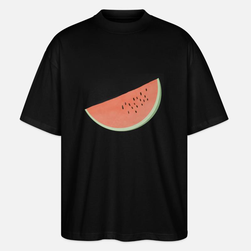 Pastèque - T-shirt bio Blaster 2.0 coupe oversize Stanley/Stella Unisexe - noir