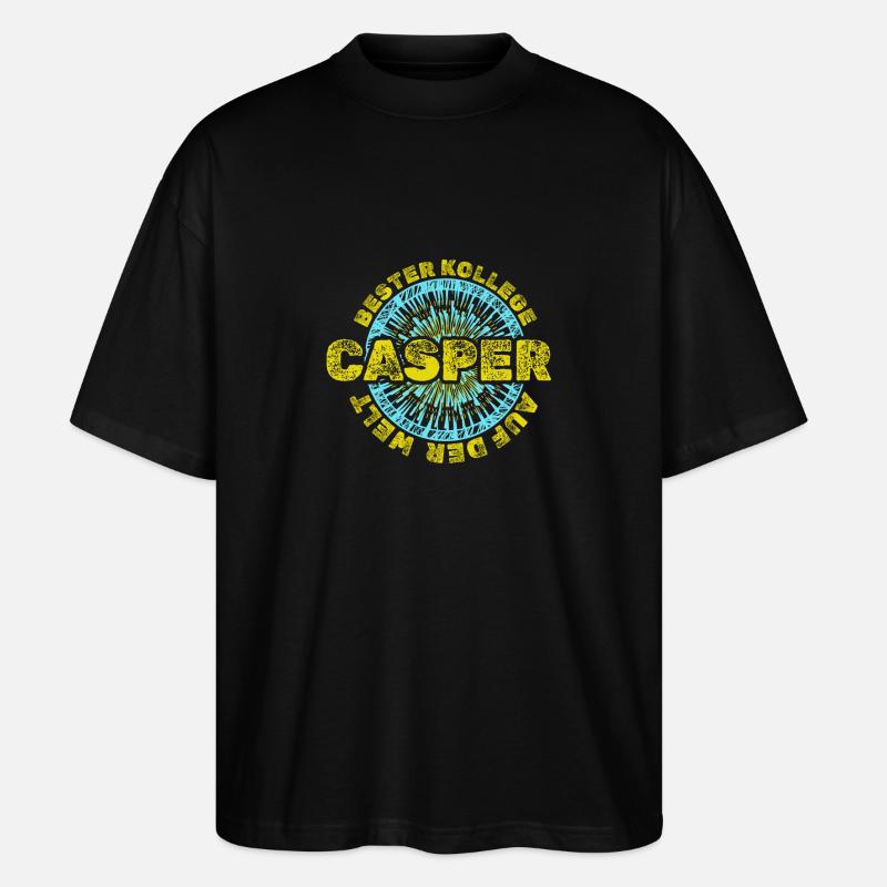 Casper - Stanley/Stella Oversized Unisex Bio T-Shirt Blaster 2.0 - Schwarz