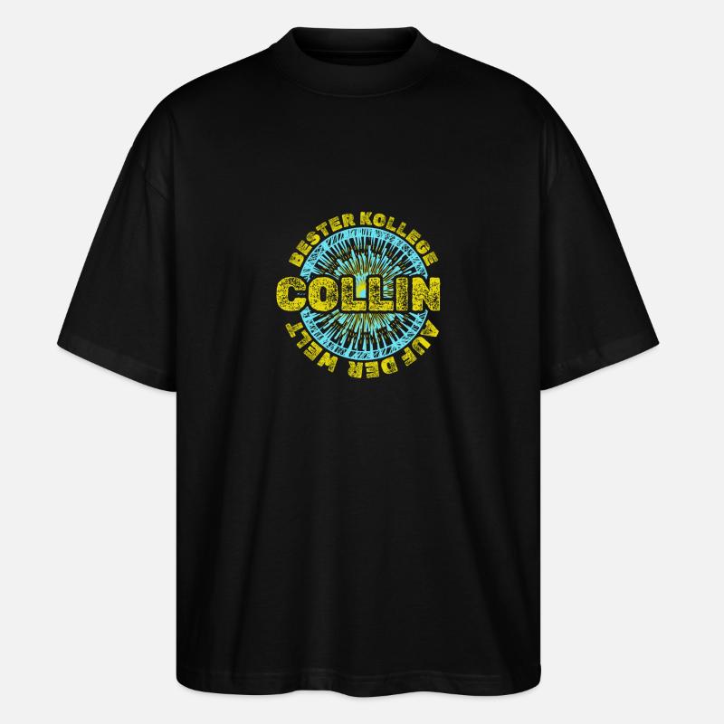 Collin comme prénom - T-shirt bio Blaster 2.0 coupe oversize Stanley/Stella Unisexe - noir