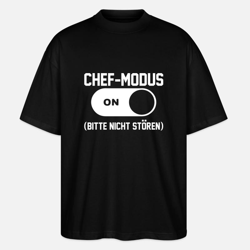 Chef d’équipe Farewell - T-shirt bio Blaster 2.0 coupe oversize Stanley/Stella Unisexe - noir