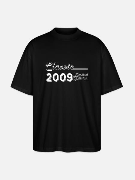 Classic 2009 édition limitée - T-shirt bio Blaster 2.0 coupe oversize Stanley/Stella Unisexe - noir