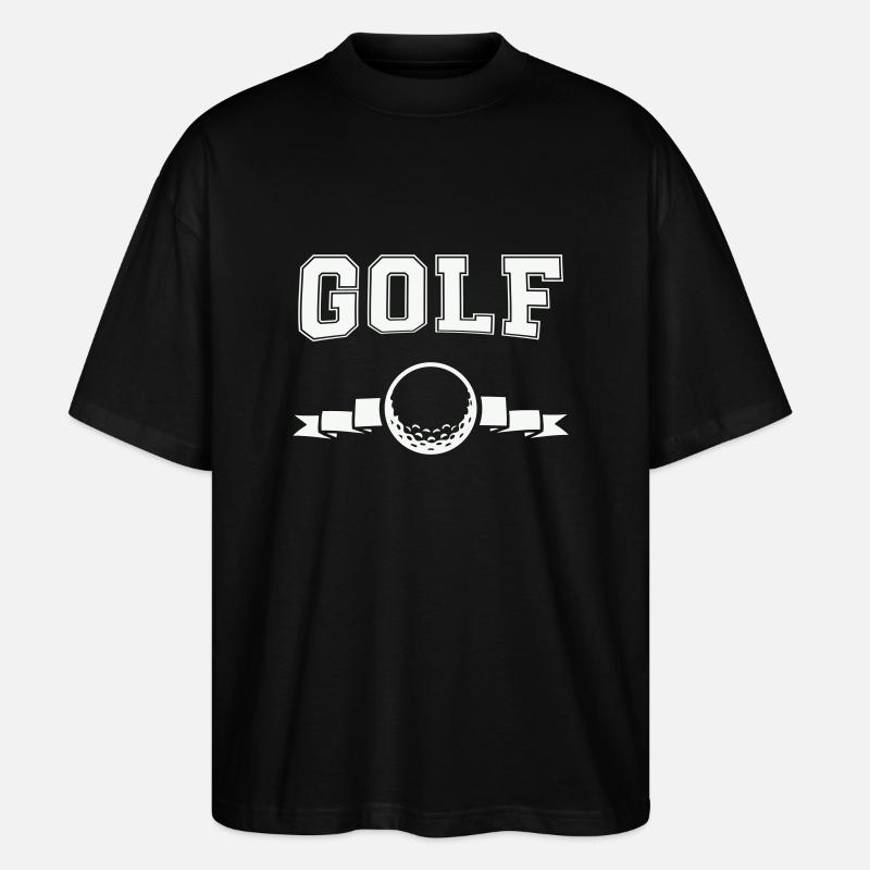 Golf Logo - T-shirt bio Blaster 2.0 coupe oversize Stanley/Stella Unisexe - noir