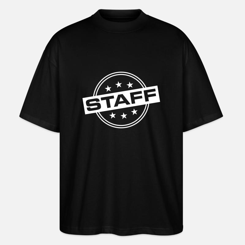 Staff - Stanley/Stella Oversized Unisex Bio T-Shirt Blaster 2.0 - Schwarz