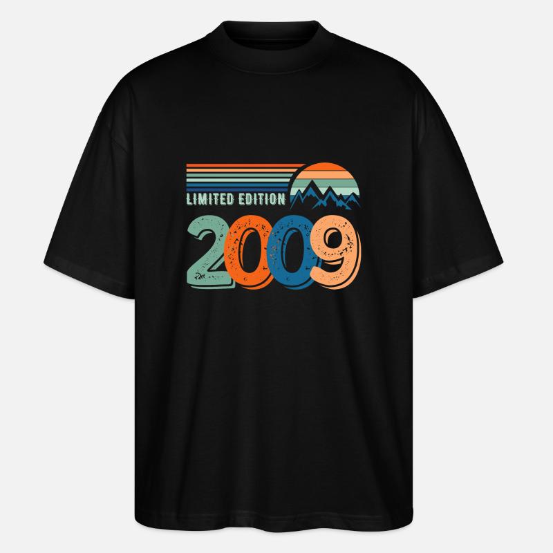 Limited edition 2009 - T-shirt bio Blaster 2.0 coupe oversize Stanley/Stella Unisexe - noir