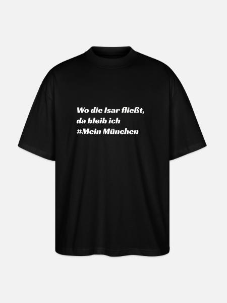Munich - Stanley/Stella Oversized Unisex Bio T-Shirt Blaster 2.0 - Schwarz