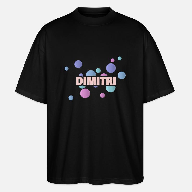 Dimitri Dimitri - T-shirt bio Blaster 2.0 coupe oversize Stanley/Stella Unisexe - noir