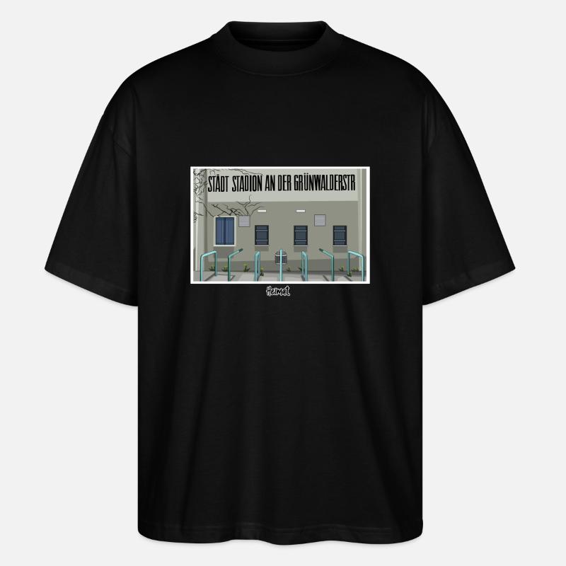 Giesing // Illustration - Stanley/Stella Oversized Unisex Bio T-Shirt Blaster 2.0 - Schwarz
