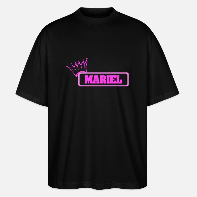 Mariel - Stanley/Stella Oversized Unisex Bio T-Shirt Blaster 2.0 - Schwarz