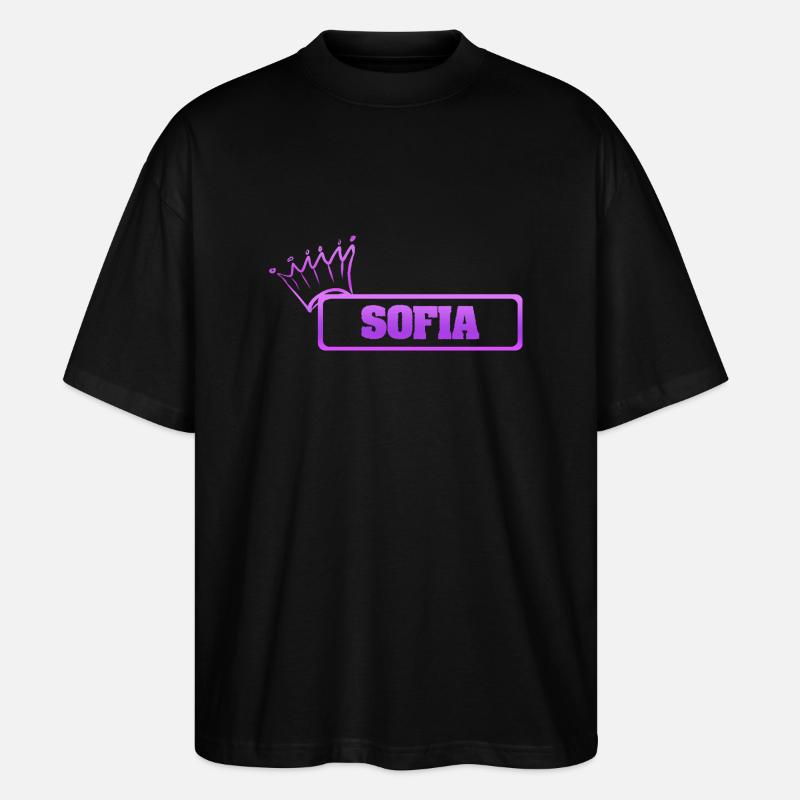 Gift for Sofia - Stanley/Stella Oversized Unisex Organic T-shirt Blaster 2.0 - black