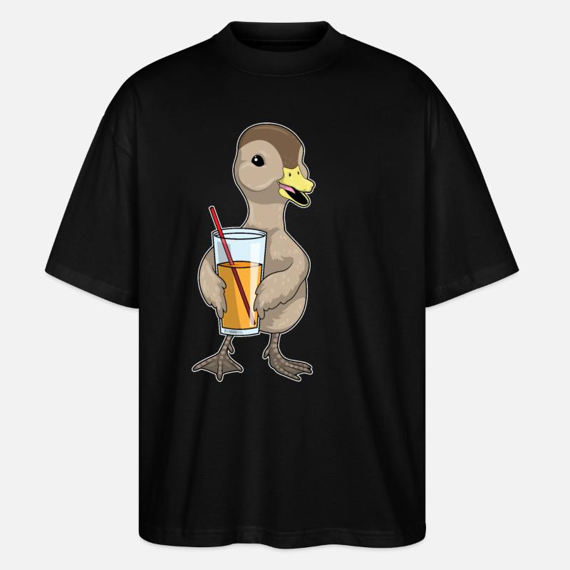 Jus de canard - T-shirt bio Blaster 2.0 coupe oversize Stanley/Stella Unisexe - noir