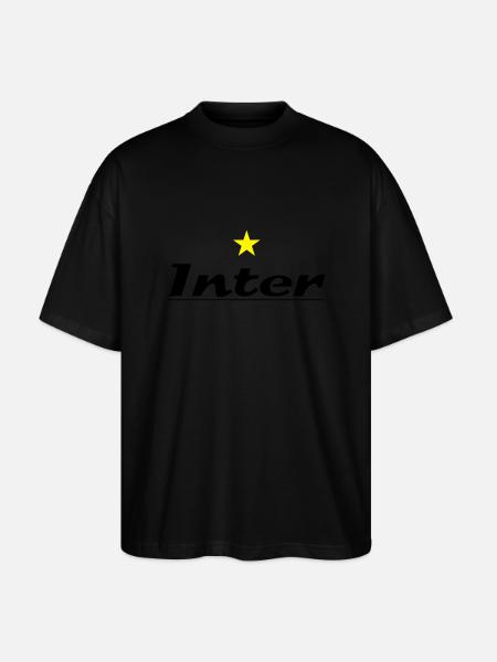 inter_02 - Stanley/Stella Oversized Unisex Organic T-shirt Blaster 2.0 - black