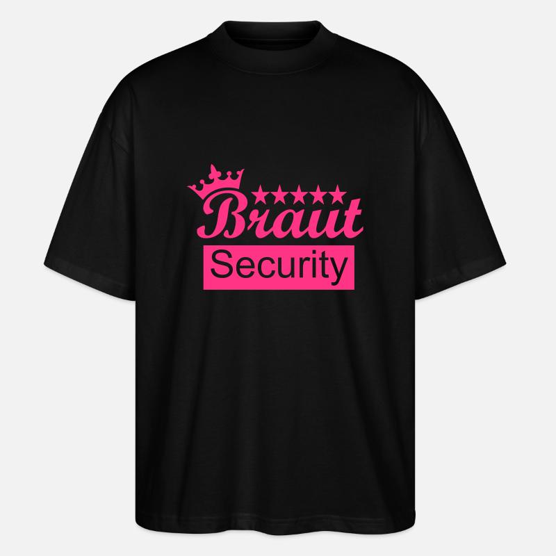 Braut - Stanley/Stella Oversized Unisex Bio T-Shirt Blaster 2.0 - Schwarz