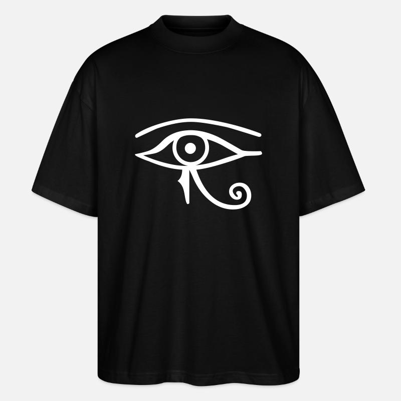 Oeil d'Horus - T-shirt bio Blaster 2.0 coupe oversize Stanley/Stella Unisexe - noir