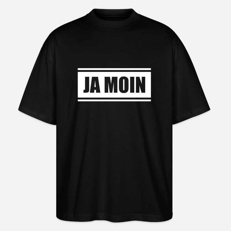 Ja moin - Stanley/Stella Oversized Unisex Bio T-Shirt Blaster 2.0 - Schwarz