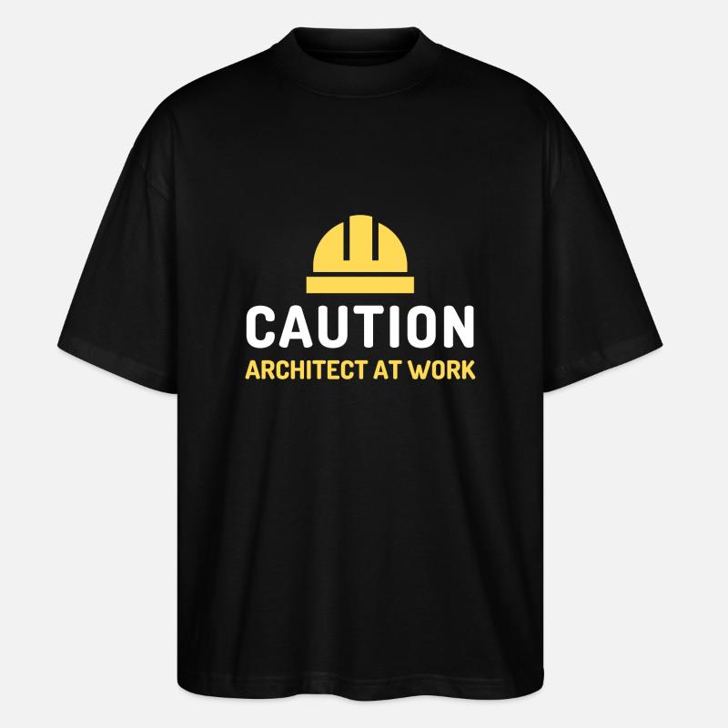 Architecte au travail - T-shirt bio Blaster 2.0 coupe oversize Stanley/Stella Unisexe - noir