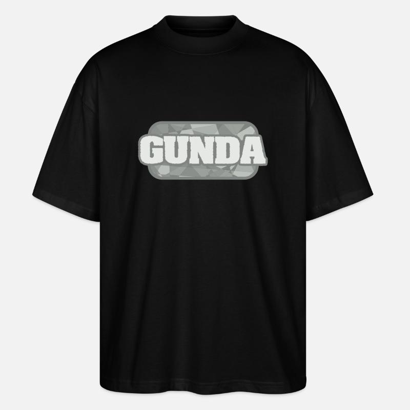 Gunda - Stanley/Stella Oversized Unisex Organic T-shirt Blaster 2.0 - black