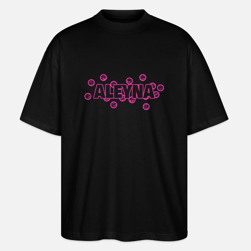 Aleyna Aleyna - Stanley/Stella Oversized Unisex Bio T-Shirt Blaster 2.0 - Schwarz