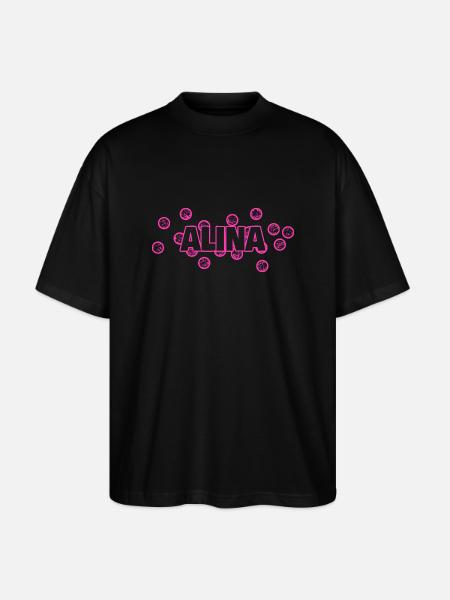 Alina as Alina - Stanley/Stella Oversized Unisex Organic T-shirt Blaster 2.0 - black
